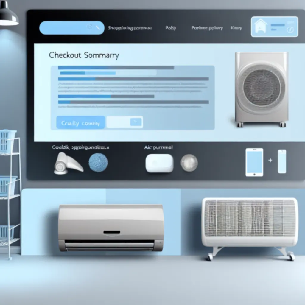 Podgląd podsumowania zamówienia w sklepie HomeAeroClima